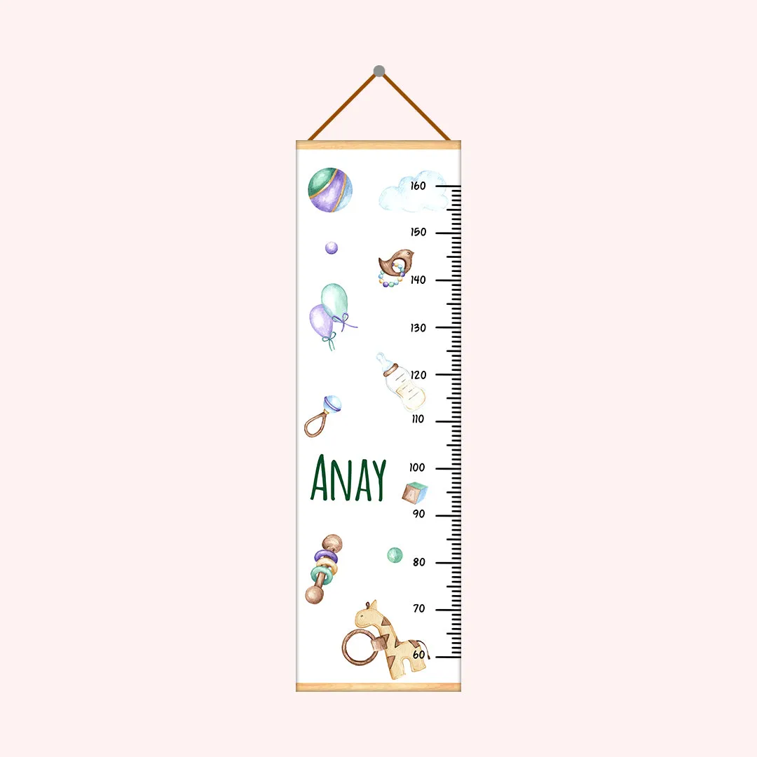 Baby Toys theme Kids Growth scale