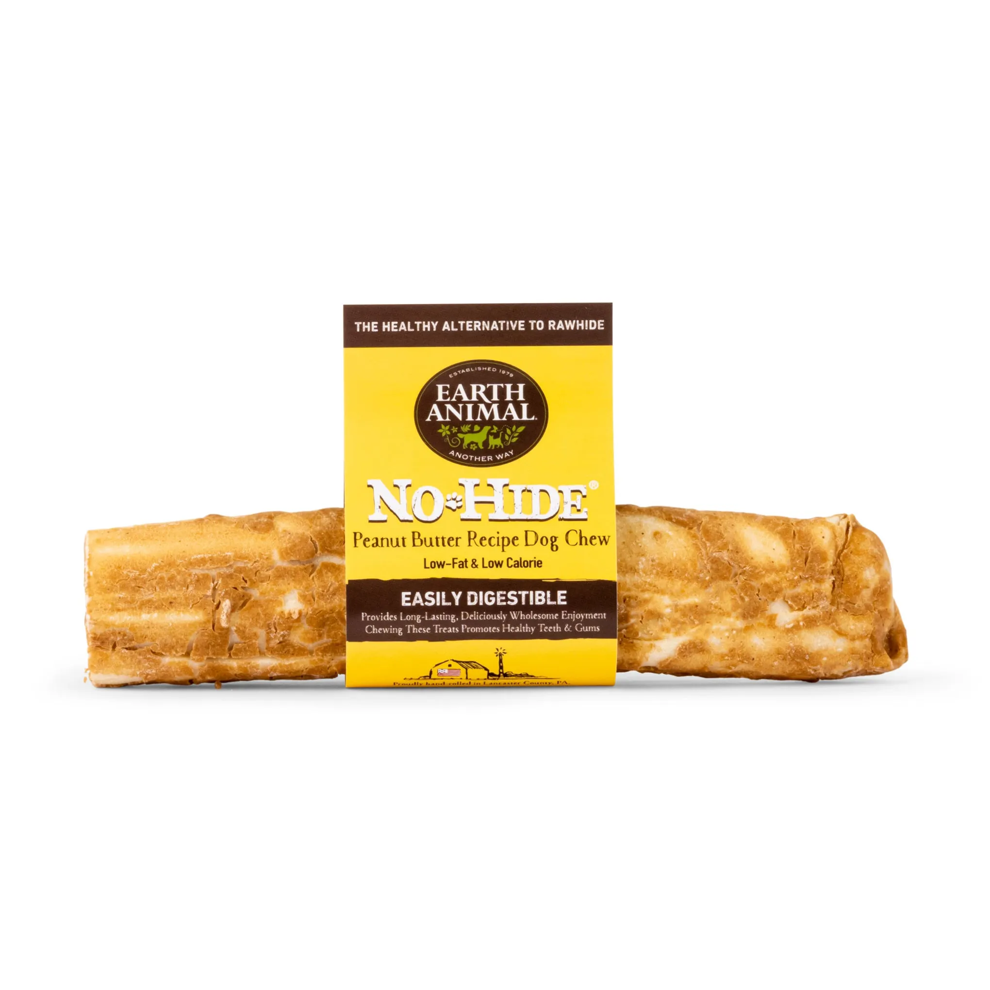 Earth Animal No-Hide Peanut Butter Single Chew for Dogs