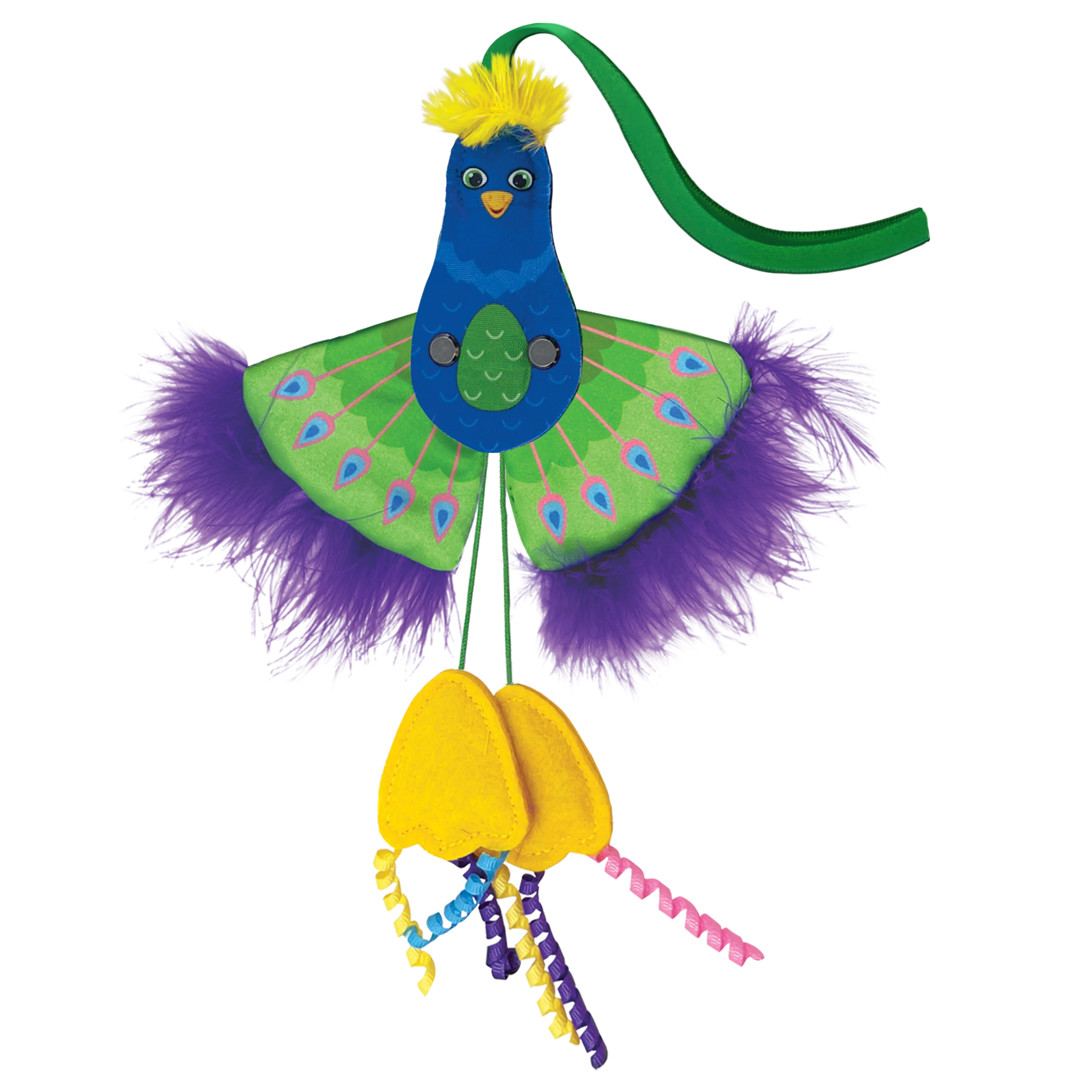 KONG Connects Peacock Cat Toy (One Size)