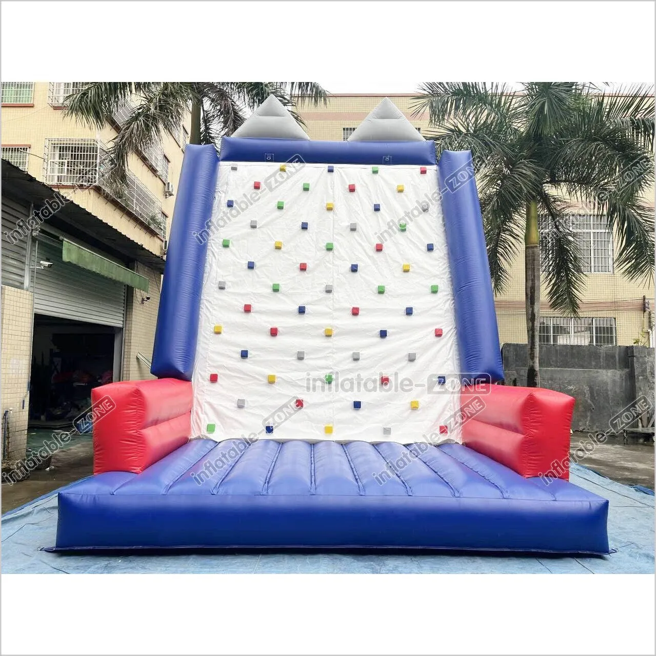 Large Inflatable Sport Climb Wall Mattress Outdoor Playground Equipment Toys Kids Inflatable Rock Climbing Game