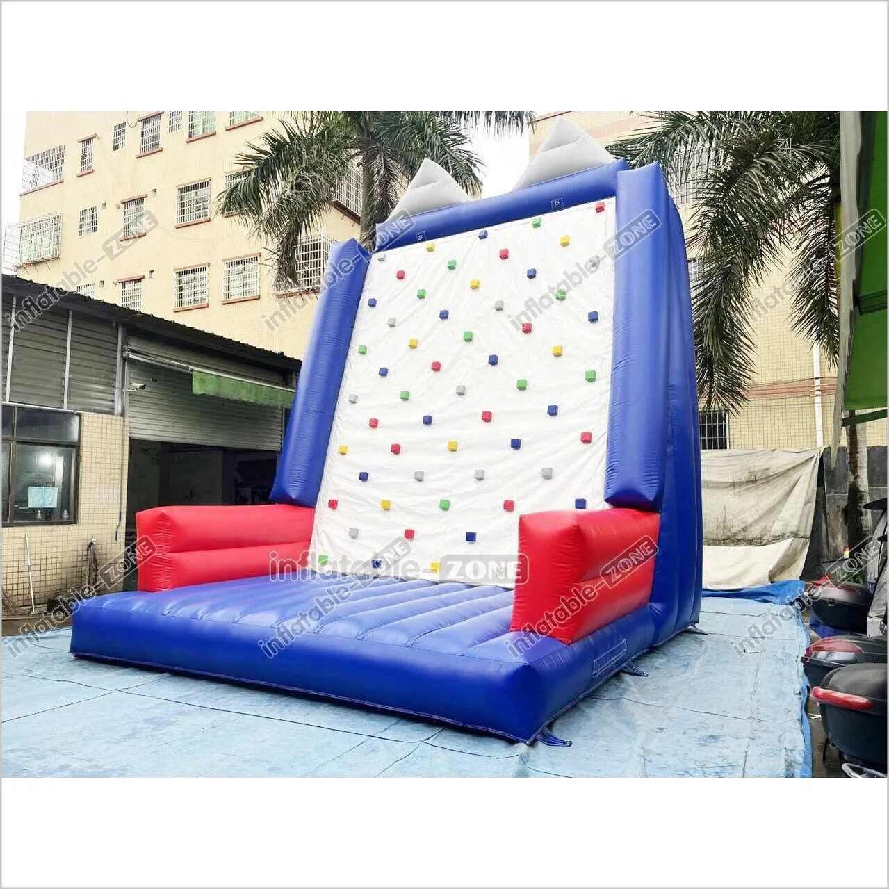 Large Inflatable Sport Climb Wall Mattress Outdoor Playground Equipment Toys Kids Inflatable Rock Climbing Game