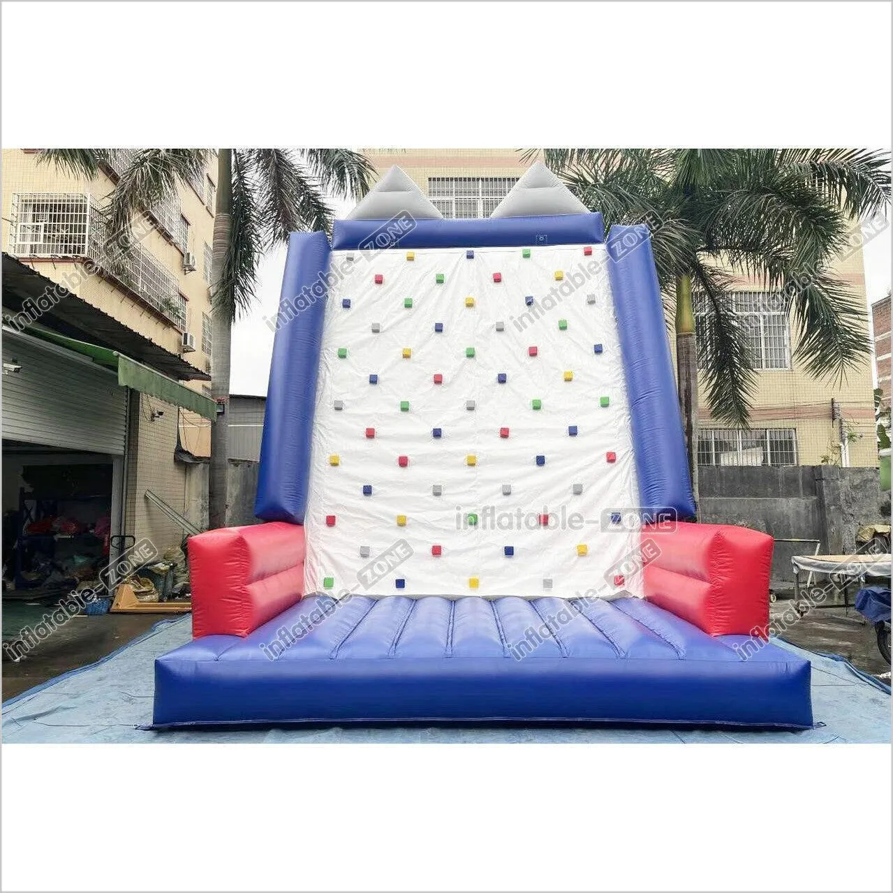 Large Inflatable Sport Climb Wall Mattress Outdoor Playground Equipment Toys Kids Inflatable Rock Climbing Game