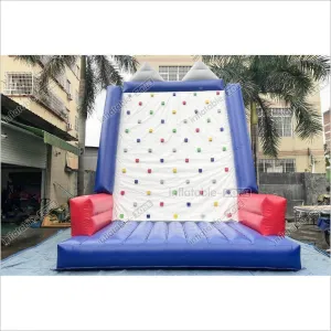 Large Inflatable Sport Climb Wall Mattress Outdoor Playground Equipment Toys Kids Inflatable Rock Climbing Game