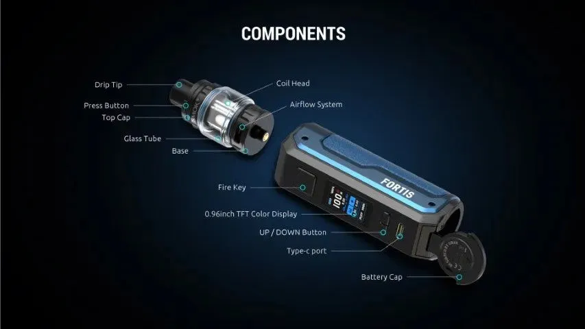Smok Fortis Vape Kit With FREE 21700 Battery