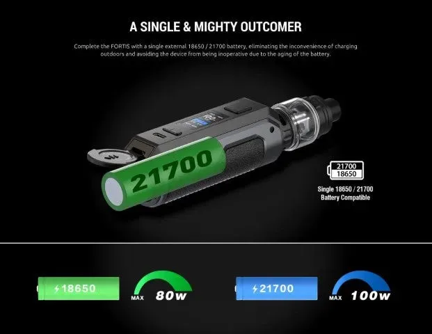 Smok Fortis Vape Kit With FREE 21700 Battery