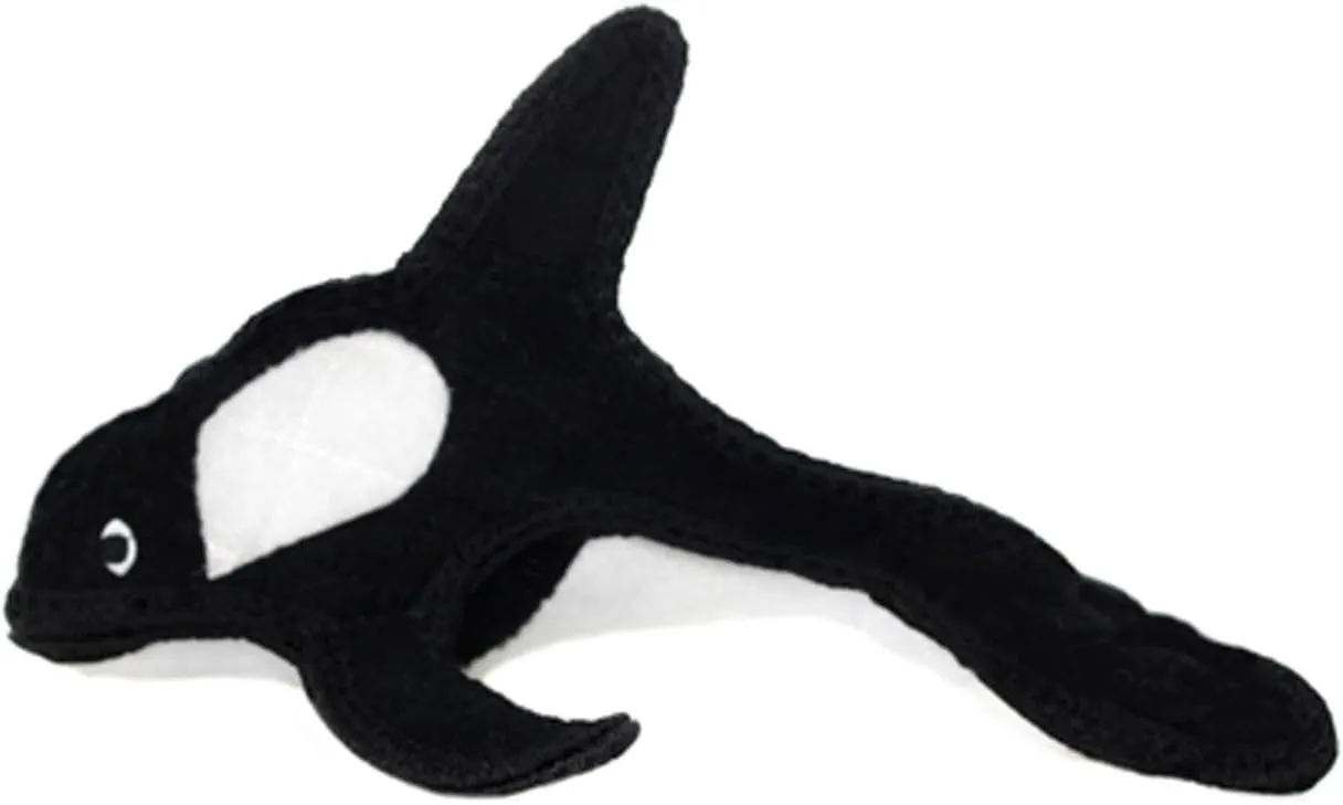 Tuffy Kinley the Killer Whale - World's Tuffest Soft Dog Toy