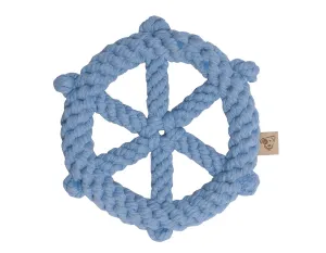 Wheel 7" - Blue Rope Dog Toy