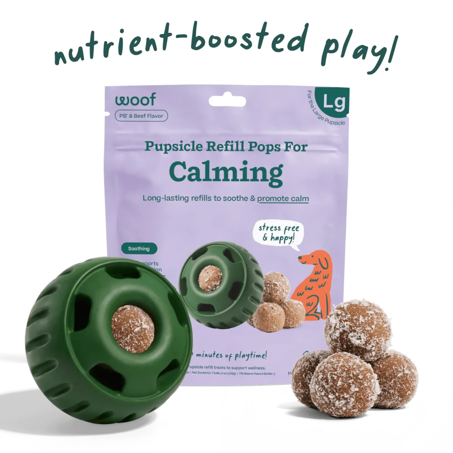 Woof Pet Calming Wellness Pops Dog Treat